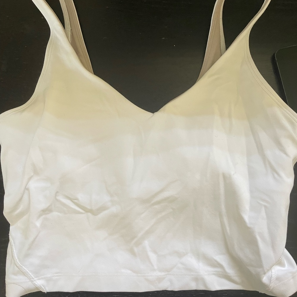 White Lululemon Align tank